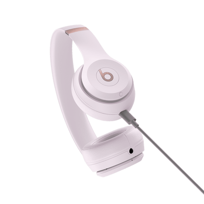 Beats Solo4 Wireless Headphones - On-Ear Wireless Headphones - Cloud Pink