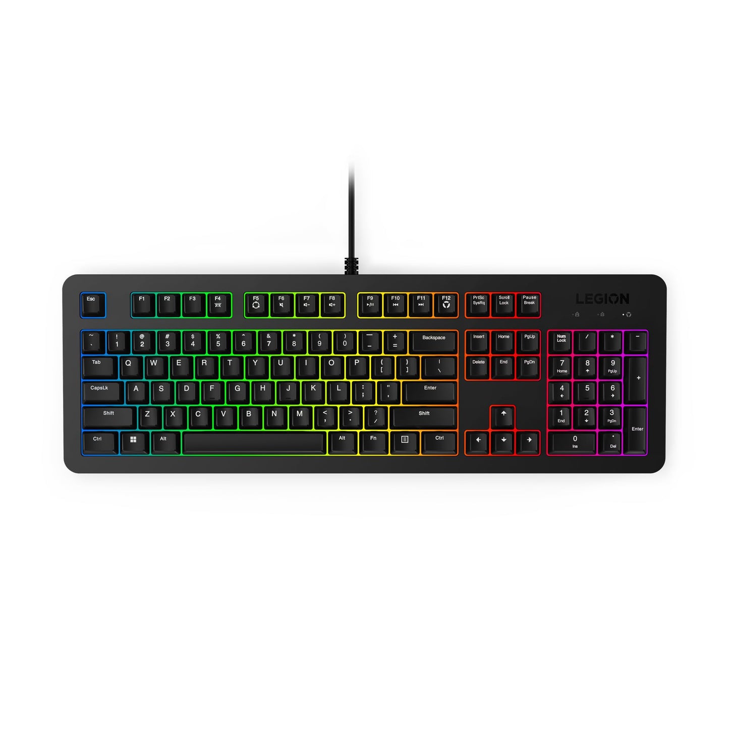 Lenovo Legion K510 Mini Pro Wired Mechanical Gaming Keyboard - 75% Compact Design, RGB Illumination, Hot-Swappable Mechanical Switches, Programable Keys