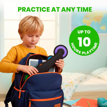 VerkTop Electric Drum Set Built-in Speaker, Kids Drum Pad and Sticks, Portable Roll Up Drums Practice Pad for Kids, Great Birthday for Girls Boys