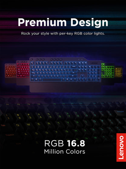 Lenovo Legion K510 Mini Pro Wired Mechanical Gaming Keyboard - 75% Compact Design, RGB Illumination, Hot-Swappable Mechanical Switches, Programable Keys