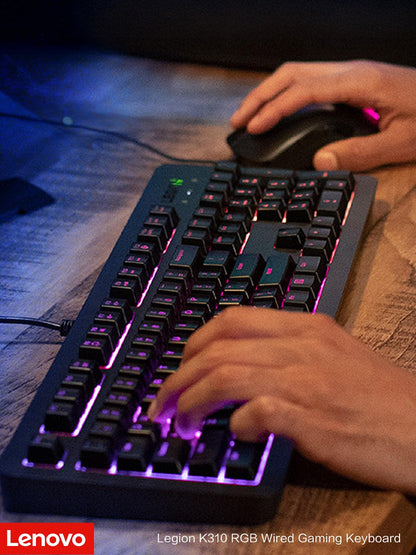 Lenovo Legion K510 Mini Pro Wired Mechanical Gaming Keyboard - 75% Compact Design, RGB Illumination, Hot-Swappable Mechanical Switches, Programable Keys