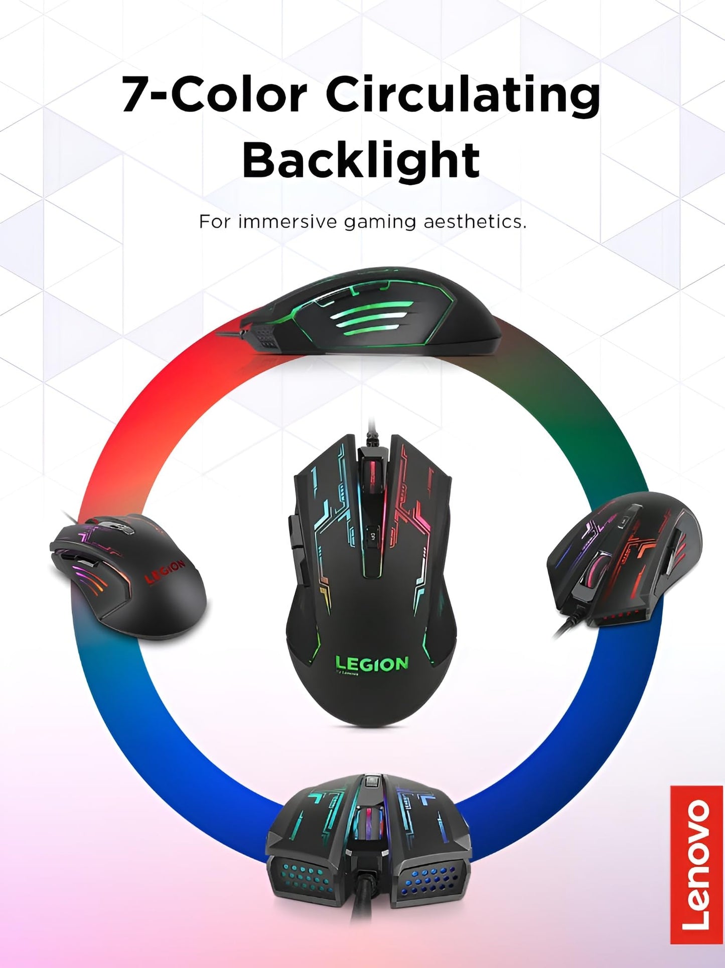 Lenovo Legion K510 Mini Pro Wired Mechanical Gaming Keyboard - 75% Compact Design, RGB Illumination, Hot-Swappable Mechanical Switches, Programable Keys